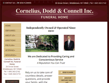 Tablet Screenshot of connellfuneralhome.com